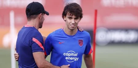 Joao Félix, en la pretemporada del Atlético