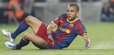 Dani Alves, durante su anterior etapa en el Barça