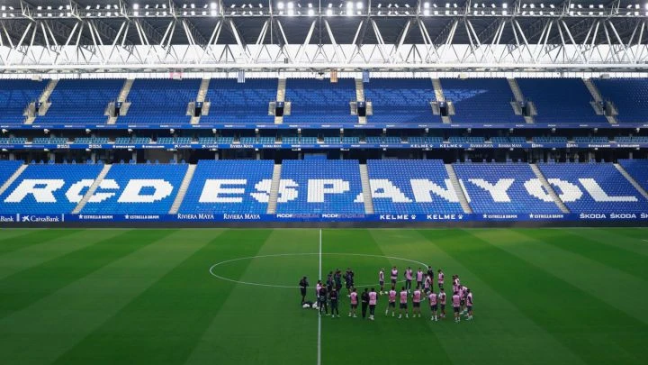 Entrenamiento RCD Espanyol Grupo